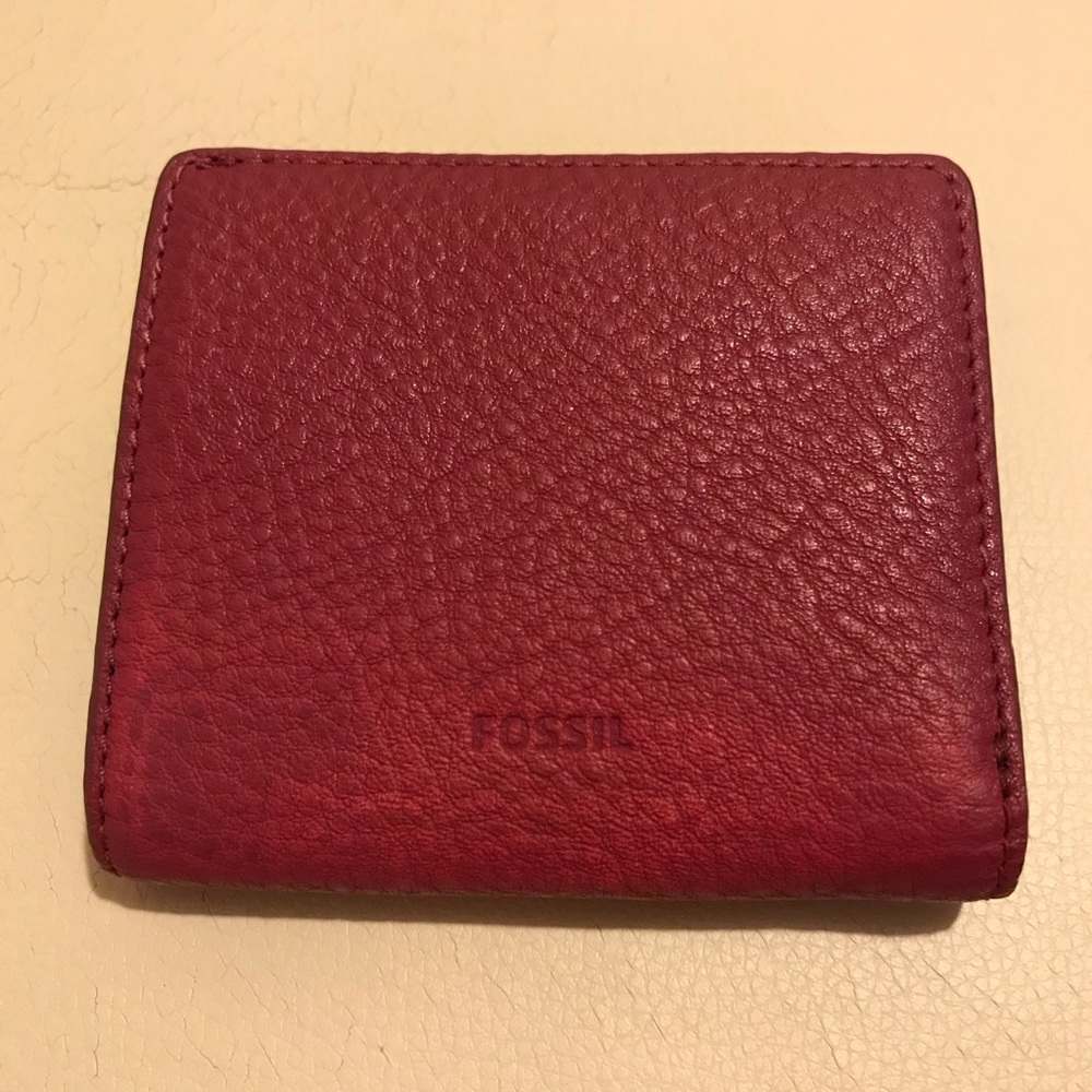 Fossil leather wallet